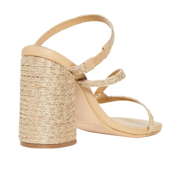 KAANAS • Bali Naked Yute Heels Strappy Sandals Shoes Includes Box - Picture 6 of 8